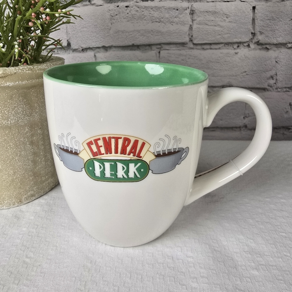 Central Perk Coffee Mug with Green Interior NWT